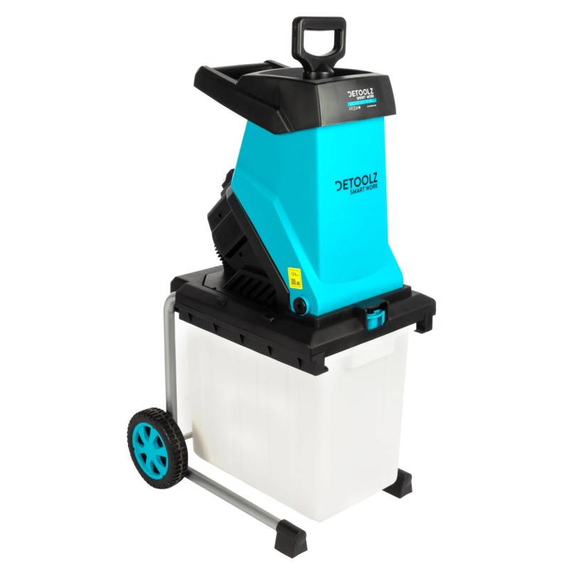 Tocator de crengi si resturi vegetale, 2800W, 45mm diametru maxim de taiere, container 50L