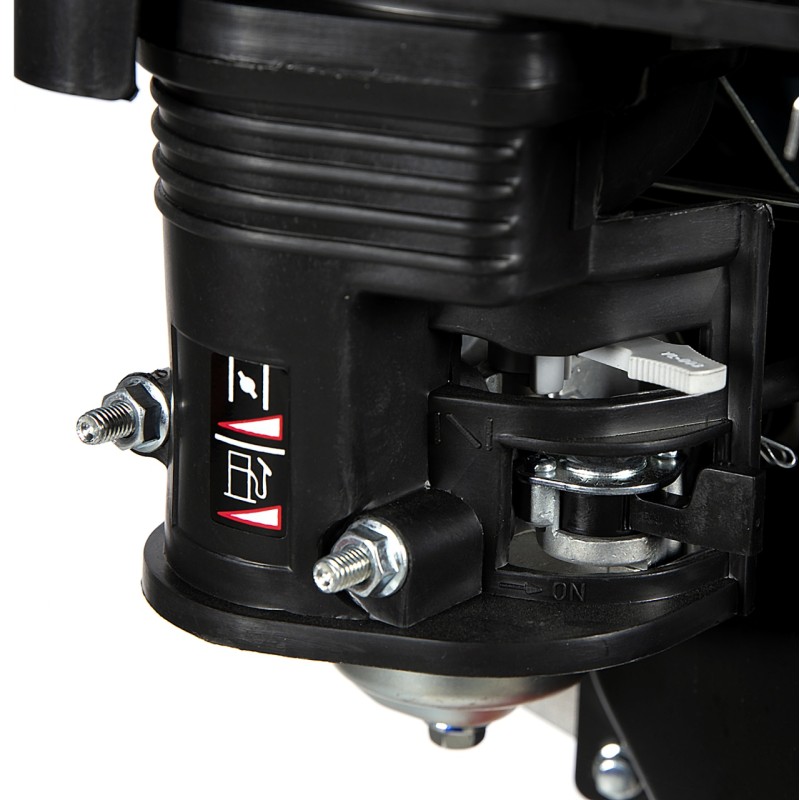 Tocator pentru crengi Micul Fermier, Ø100mm, motor benzina 15CP, pornire electrica, alimentare verticala, pentru rumegus