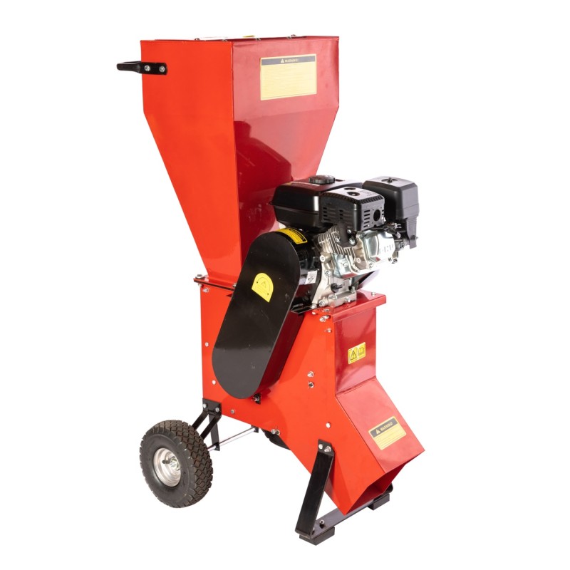 Tocator pentru crengi Micul Fermier, Ø76mm, motor benzina 6.5CP pentru rumegus