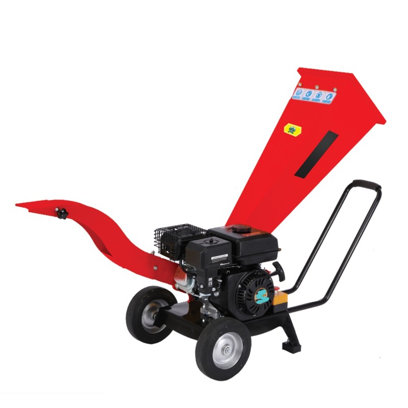 Tocator pentru crengi si vita de vie Micul Fermier, Ø60mm, motor benzina 7CP pentru rumegus