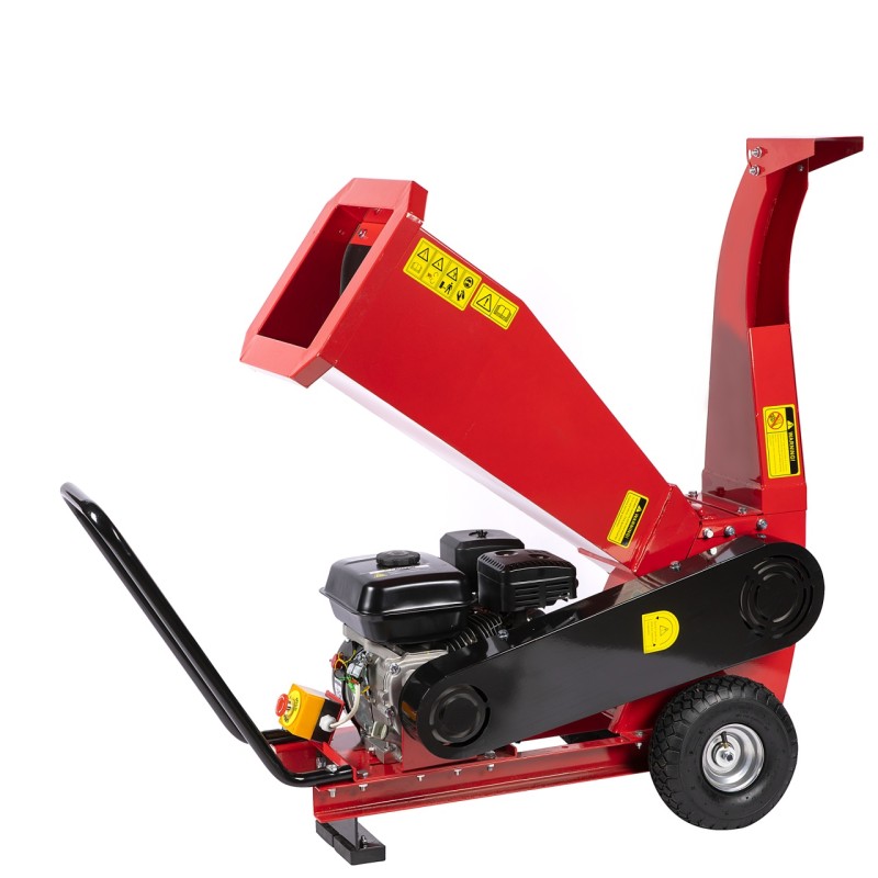 Tocator pentru crengi si vita de vie Micul Fermier, Ø76mm, motor benzina 6.5CP pentru rumegus