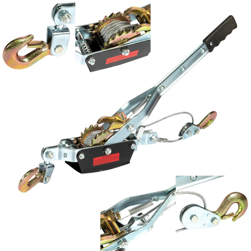 Troliu PRO 4T cu dinti dubli si carlige duble