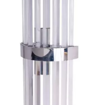 Aplica Calia, 2*E27, Cristal, Argintiu