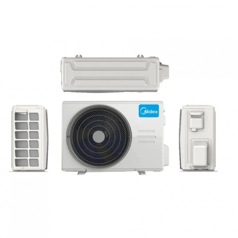 Aparat de aer conditionat Midea Breezeless E CB1-18HRFN8-CB1-18HFNX Inverter 18000 BTU, Wi-fi, TwinFlap, Cool Flash Plus, Heat Flash, tehnologie OTA, curatare cu sterilizare