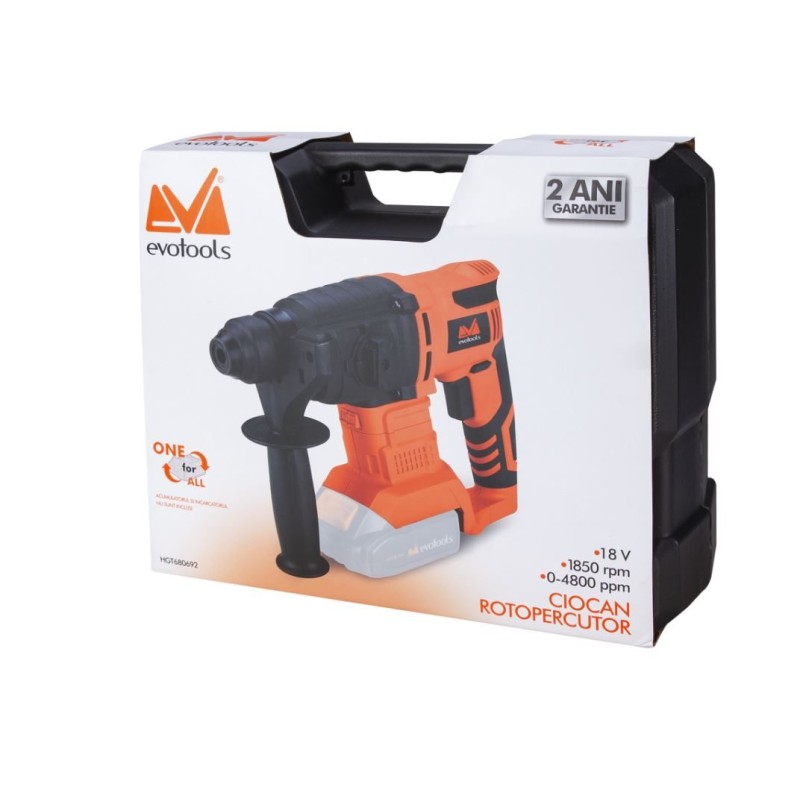 Ciocan Rotopercutor fara Acumulator si Incarcator MAX 20V ONE EvoTools