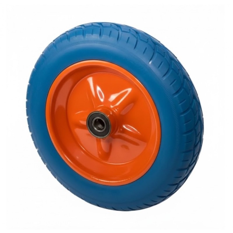 Roata roaba SPUMA 400-8, 20’’, albastru+portocaliu MX862