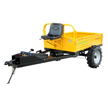ProGARDEN Alpine RM500T Remorca cu tractiune G2, 500kg, 1 osie, prindere bolt pentru motocultor, roti profil agricol 6.00-12, 4 prezoane