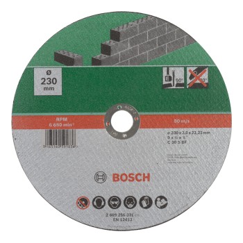 Bosch Disc taiere drept piatra C 30 S BF, 3x22.23x230mm