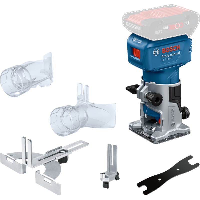 Bosch  GLF 18V-8 (solo) Masina de frezat muchii 18V fara acumulator in set