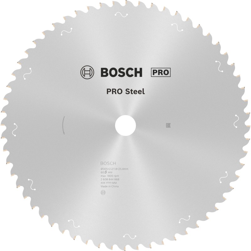 Bosch Panza ferastrau circular PRO Steel, 305x25.4x2.2mm, 60T