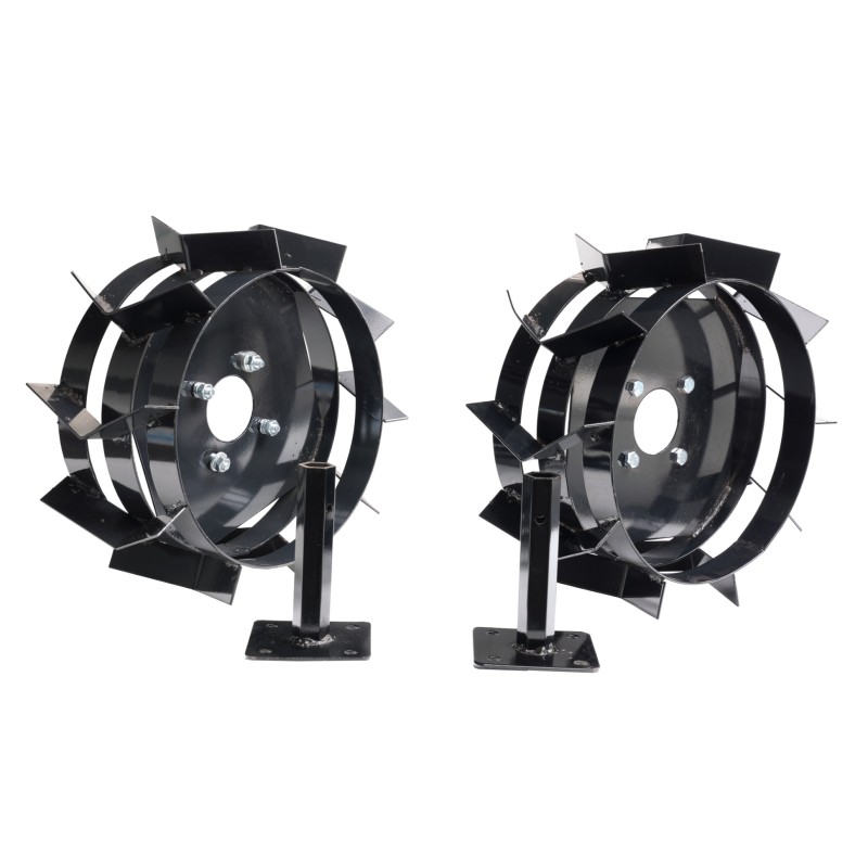 ProGARDEN Set 2 roti metalice 400x8 cu manicot 23mm