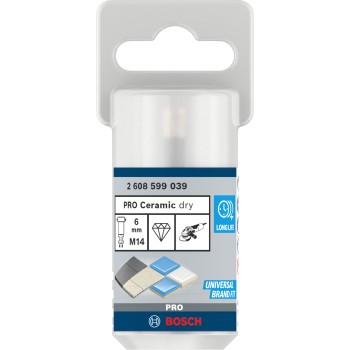 Bosch Carotă PRO Ceramic dry 6x30mm