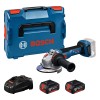 Bosch GWS 18V-11 Polizor unghiular 18V, 125mm + 2 acumulator GBA 5.0Ah