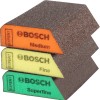Bosch Set 3 bureți abrazivi EXPERT S470, 69x97x26mm