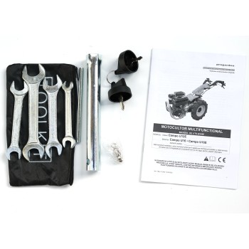 Progarden Motocositoare multifunctionala Campo U16E/BC120M 14CP, benzina, 120cm, 2 lame mobile, inclinare lama