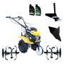 ProGARDEN Pachet Campo 703 Motocultor 7CP + Plug simplu + Plug bilonat/rarita + 2L Ulei