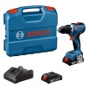 Bosch GSR 18V-65 Masina de gaurit si insurubat 63Nm + 2xGBA 18V 5.0Ah + GAL 18V-40 +L-BOXX 136