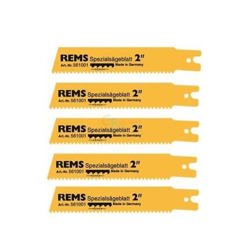 REMS Pachet special de 5 lame de fierastrau 2"/140-3.2 pentru REMS Cat VE, Tiger/VE/SR, Akku-Cat 22 V VE 561001