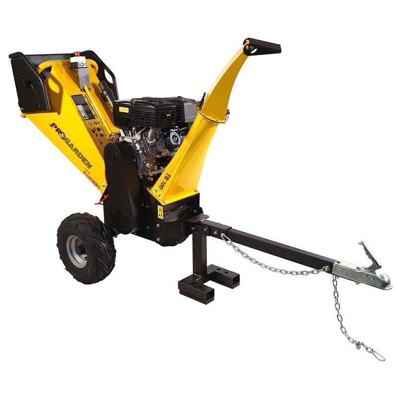 ProGARDEN TB100E Tocator resturi vegetale, 12CP, benzina, 6mc/h, 65-100mm, pornire electrica