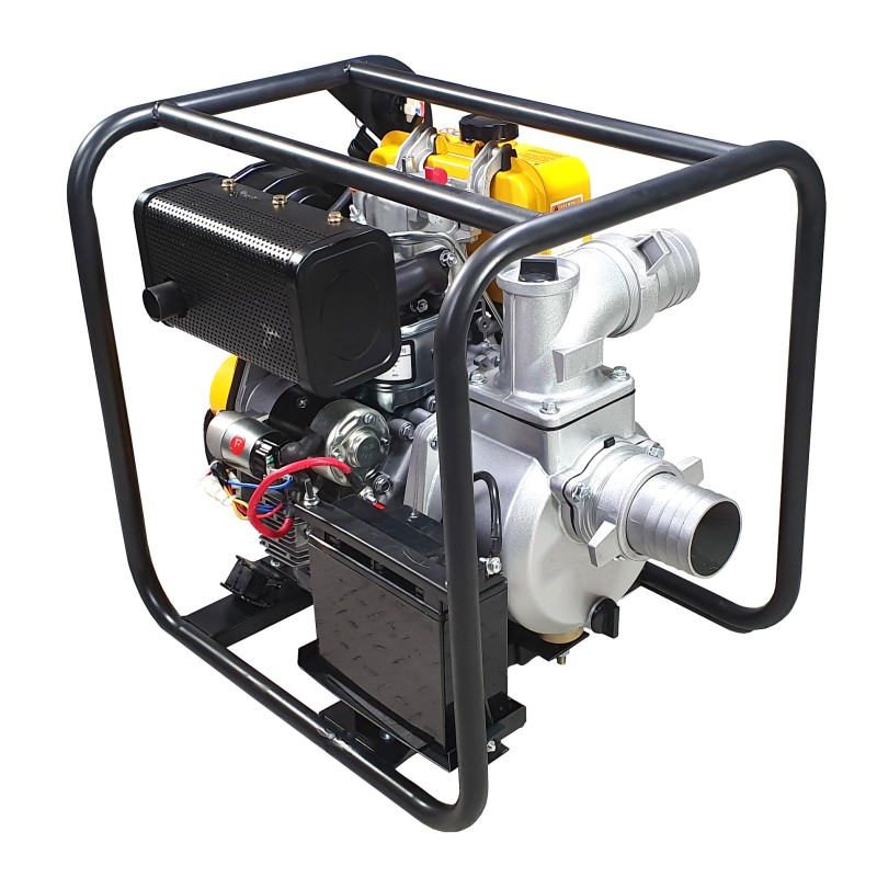 ProGARDEN PD30E motopompa 3"/75mm, diesel, apa curata, pornire electrica