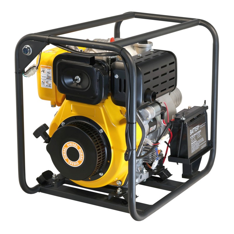 ProGARDEN PD40E motopompa 4"/100mm, diesel, apa curata, pornire electrica