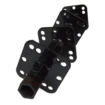 ProGARDEN manicot freza, hex 23mm, 2 segmente, 4 flanse (3+1), motocultoare seria HS500, HS900, HS1000/Campo