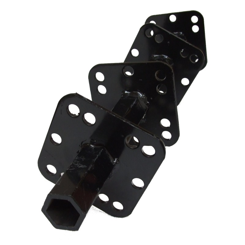 ProGARDEN manicot freza, hex 23mm, 2 segmente, 4 flanse (3+1), motocultoare seria HS500, HS900, HS1000/Campo