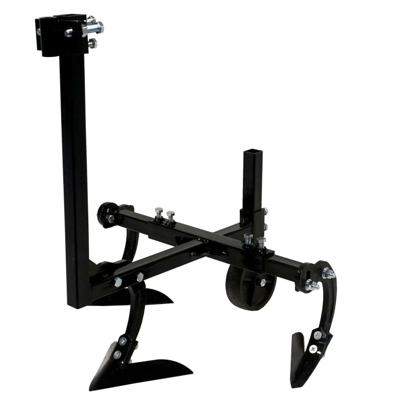 ProGARDEN PRO-PRS20-45 prasitoare cu roata limitatoare adancime pentru motocultor, 20cm distanta intre randuri, tija 45cm