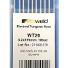 ProWELD WT20 Electrozi tungsten rosu, 3.2x175mm, 10buc