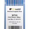 ProWELD WT20 Electrozi tungsten rosu, 2.4x150mm, 10buc
