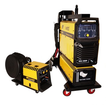 ProWELD MIG 500P invertor sudare MIG/MAG profesional, racire cu lichid, derulator detasabil, sudura aluminiu