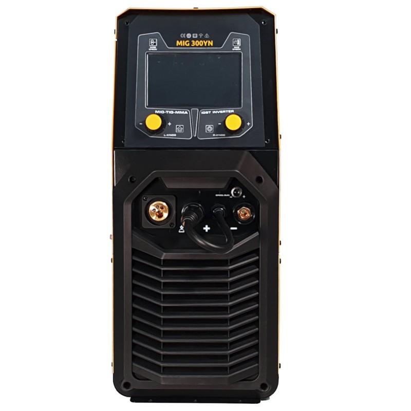 ProWELD MIG 300YN Stație industrială sudură 300A, TIG Lift, MMA, MIG pentru aluminiu, fontă, inox, LCD, bobină 15kg