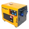 Stager DG 5500S+ATS Generator insonorizat 5kVA, monofazat, diesel, pornire electrica, automatizare