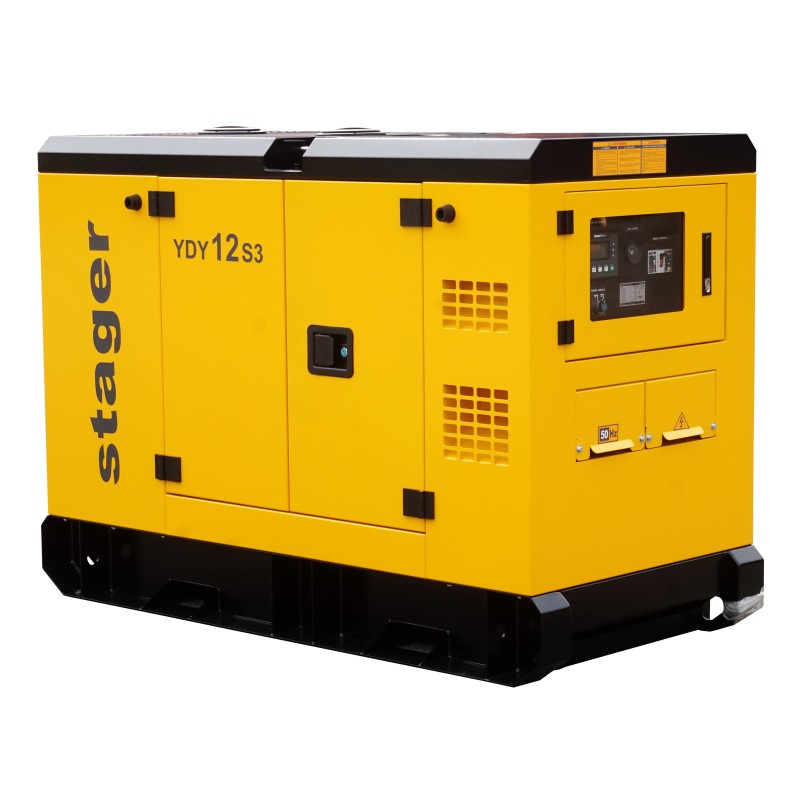 Stager YDY12S3 Generator insonorizat 12kVA, 16A, 1500rpm, trifazat, diesel