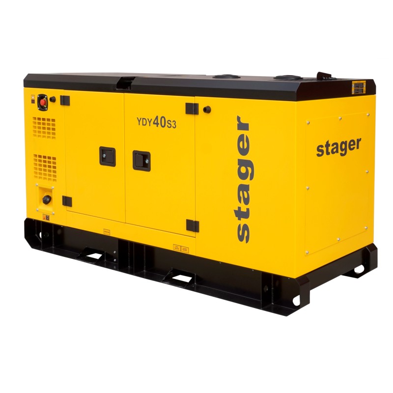 Stager YDY40S3 Generator insonorizat 41kVA, 53A, 1500rpm, trifazat, diesel