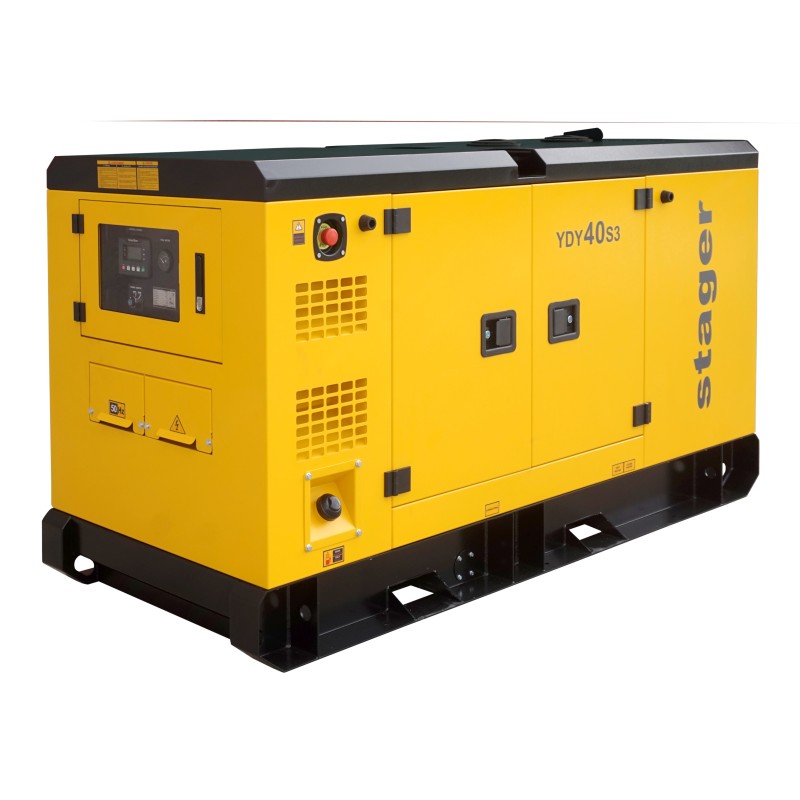 Stager YDY40S3 Generator insonorizat 41kVA, 53A, 1500rpm, trifazat, diesel