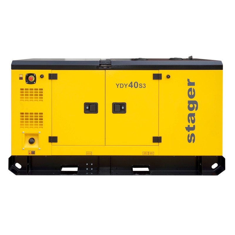 Stager YDY40S3 Generator insonorizat 41kVA, 53A, 1500rpm, trifazat, diesel