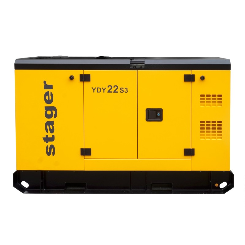 Stager YDY22S3 Generator insonorizat 22kVA, 29A, 1500rpm, trifazat, diesel