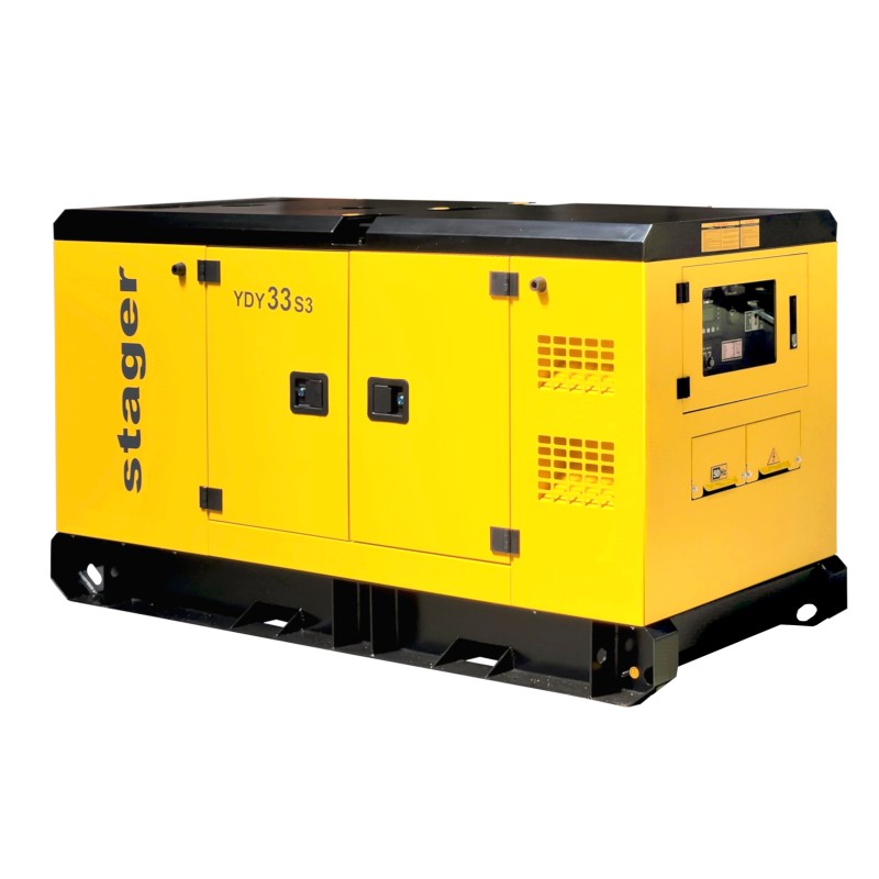 Stager YDY33S3 Generator insonorizat 33kVA, 43A, 1500rpm, trifazat, diesel