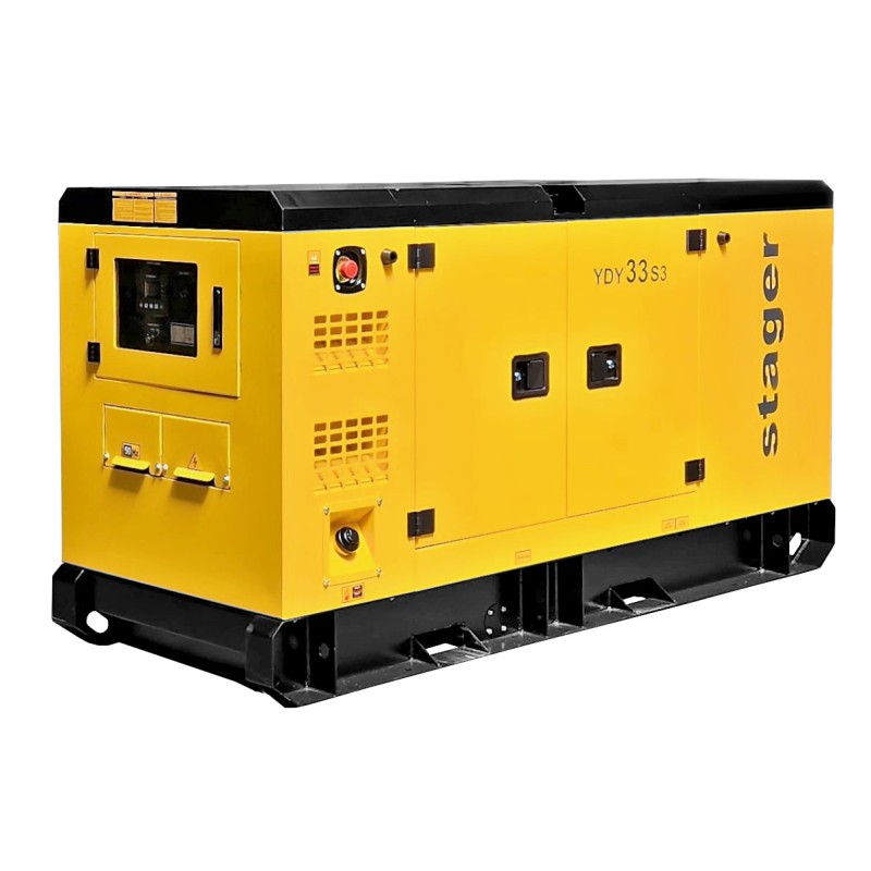 Stager YDY33S3 Generator insonorizat 33kVA, 43A, 1500rpm, trifazat, diesel