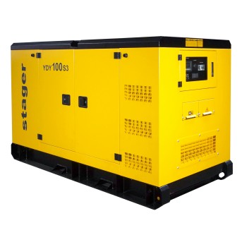 Stager YDY100S3 Generator insonorizat 100kVA, 130A, 1500rpm, trifazat, diesel