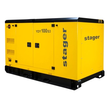 Stager YDY100S3 Generator insonorizat 100kVA, 130A, 1500rpm, trifazat, diesel