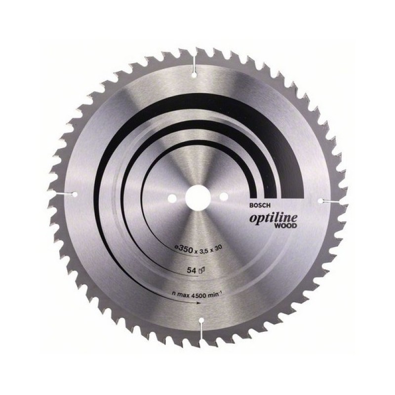 Bosch Panza ferastrau circular Optiline Wood, 350x30x3.5mm, 54T