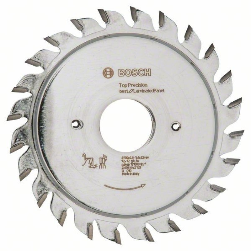 Bosch Panza precrestatoare Top Precision Laminated Panel, 100x22x2.8mm