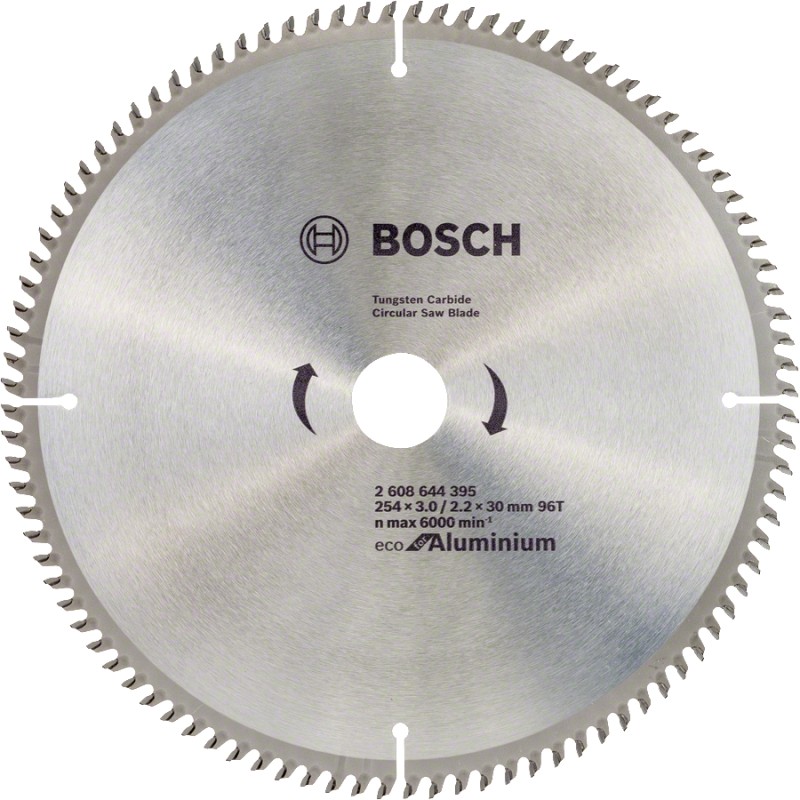 Bosch Panza ferastrau circular Eco for Aluminium, 254x30x3mm, 96T