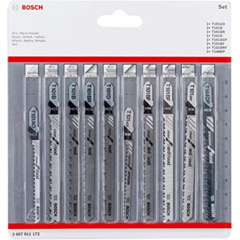 Bosch Set 10 panze ferastrau vertical T Clean Precision