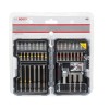Bosch Set 43 buc capete de surubelnita si chei tubulare, PH1; PH2 (2x); PH3; PZ1; PZ2