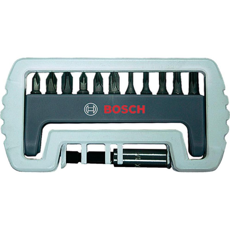 Bosch Set capete de surubelnita, 11 buc., inclusiv suport capete de surubelnita PH1; P set 12 buc.