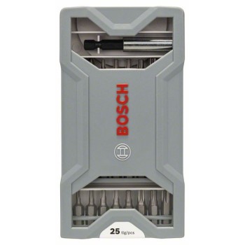 Bosch Set 25 buc capete de surubelnita PH1, PH2 (2x25mm), PH3, PZ1, PZ2