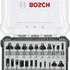Bosch Set freze de profilat canturi, 30buc, mixte, tijă 8mm